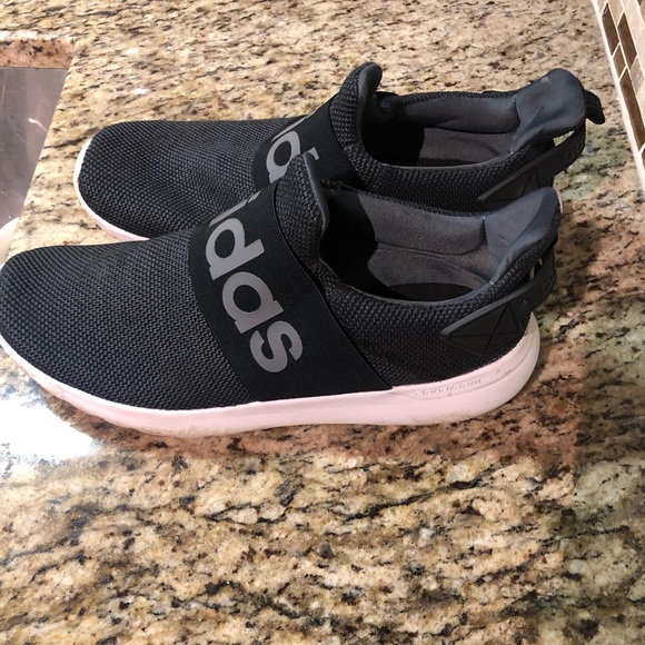 Adidas Cloud Foam Mens Running Black Size 9.5M - Picture 2 of 3